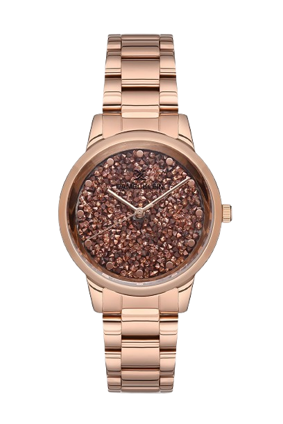 DANIEL KLEIN PREMIUM WOMEN ROSE GOLD - STONE DIAL WATCH