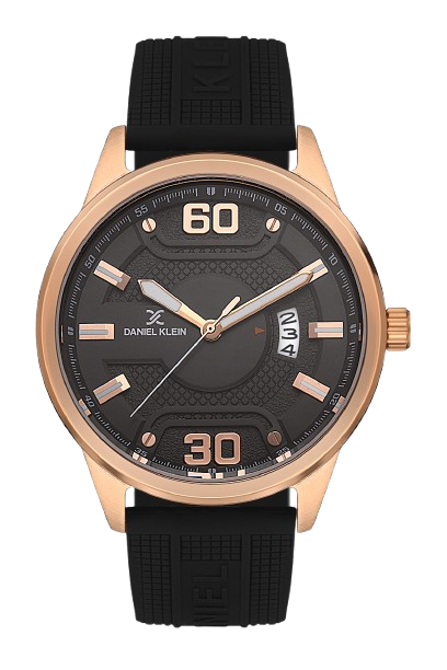 DANIEL KLEIN PREMIUM MEN GUN BLACK DIAL WATCH