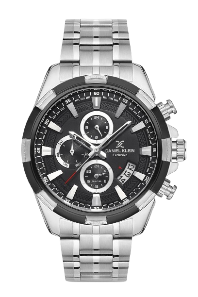 DANIEL KLEIN EXCLUSIVE MEN BLACK DIAL ANALOGUE WATCH