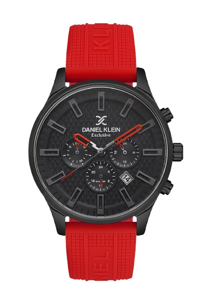 DANIEL KLEIN EXCLUSIVE MEN BLACK DIAL WATCH
