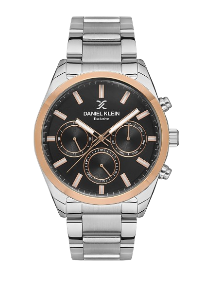 DANIEL KLEIN EXCLUSIVE MEN GUN BLACK WATCH