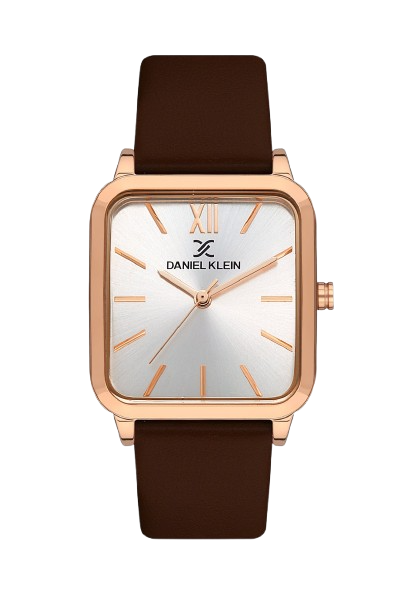 DANIEL KLEIN PREMIUM WOMEN SILVER - SUNRAY DIAL WITH REAL INDEX WATCH