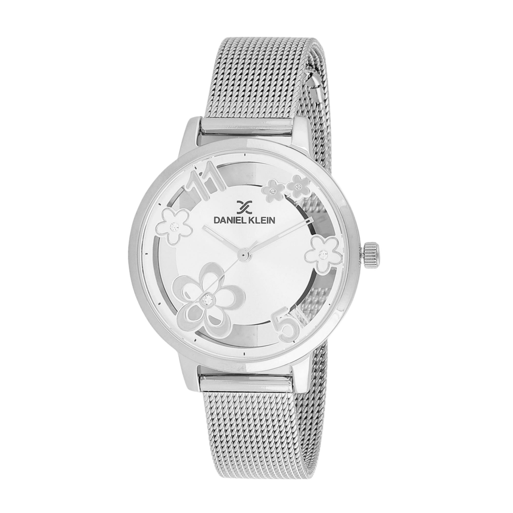 DANIEL KLEIN SILVER DIAL WOMEN'S ANALOGUE WATCH