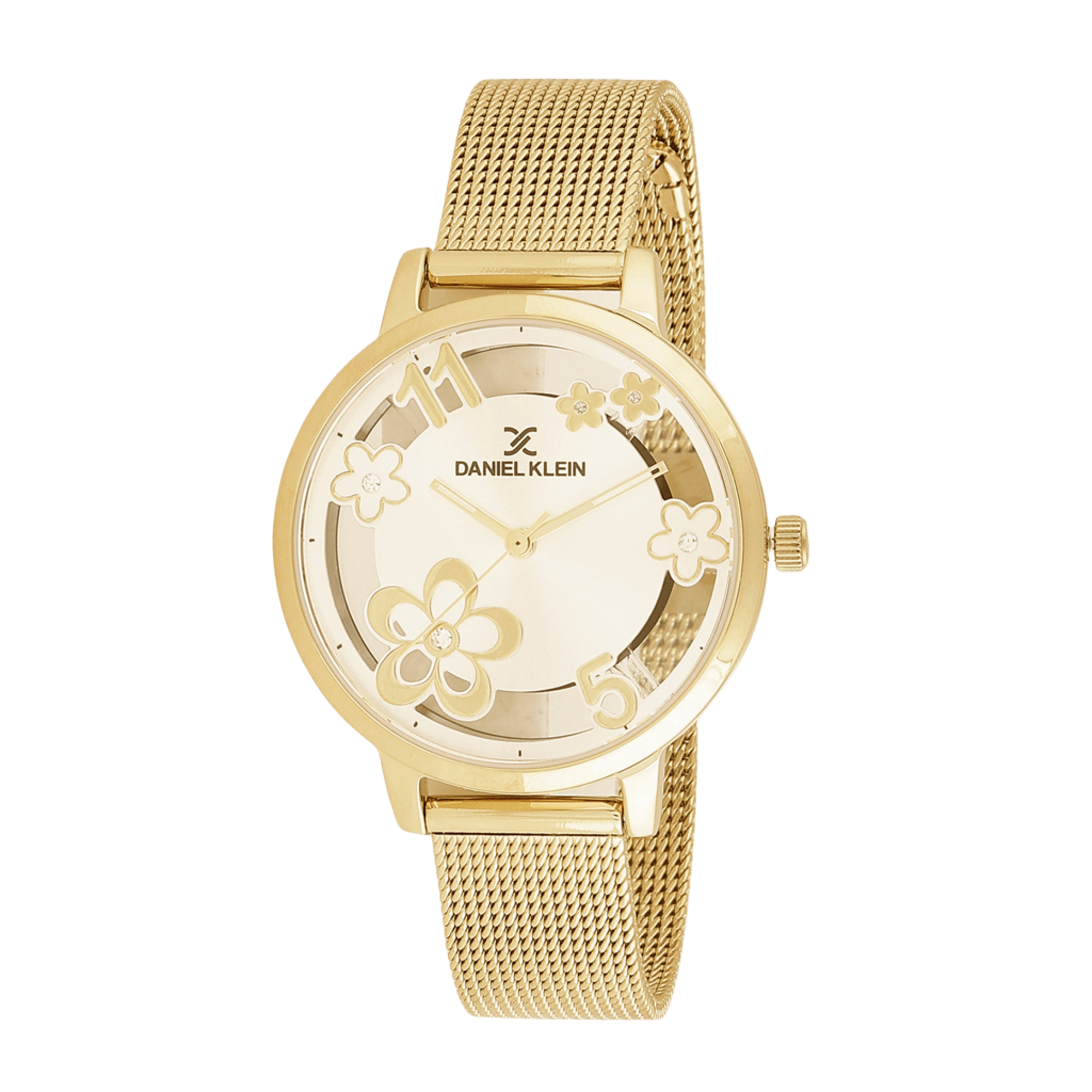 DANIEL KLEIN SILVER DIAL WOMEN'S ANALOGUE WATCH