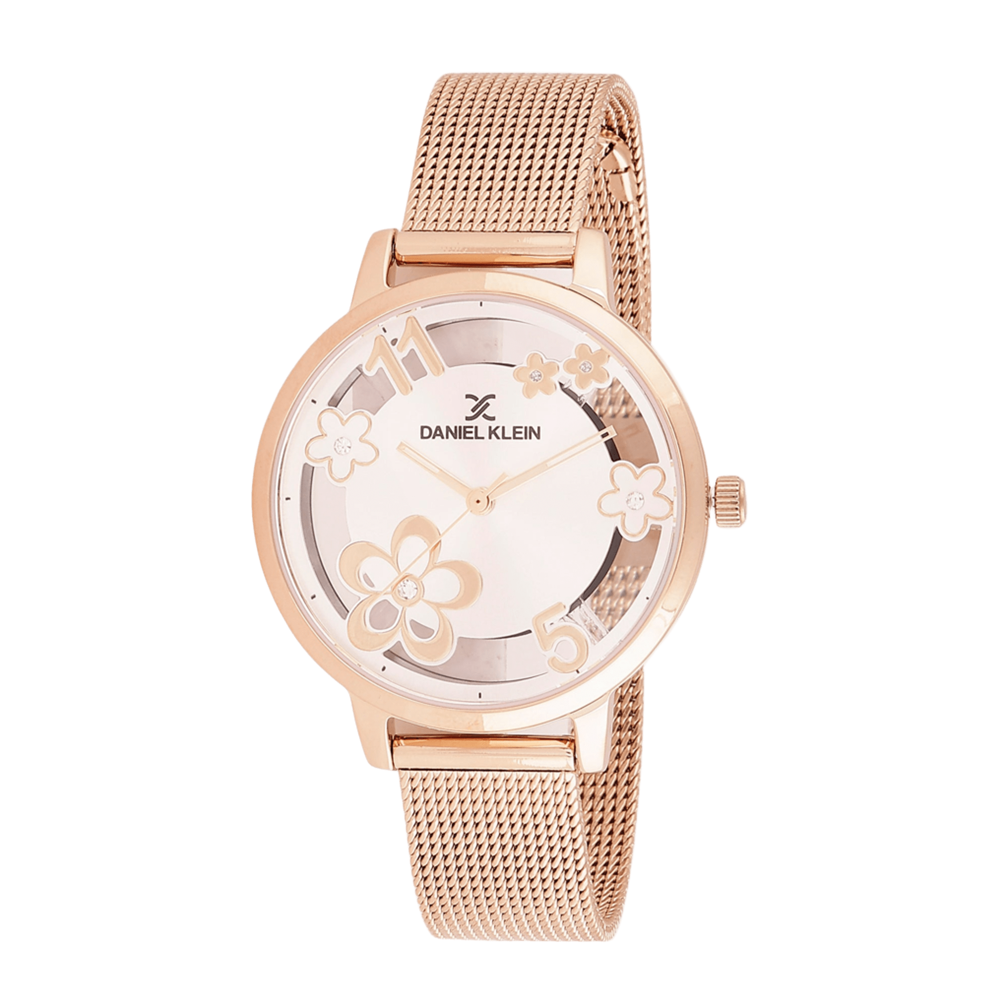 DANIEL KLEIN SILVER DIAL WOMEN'S ANALOGUE WATCH