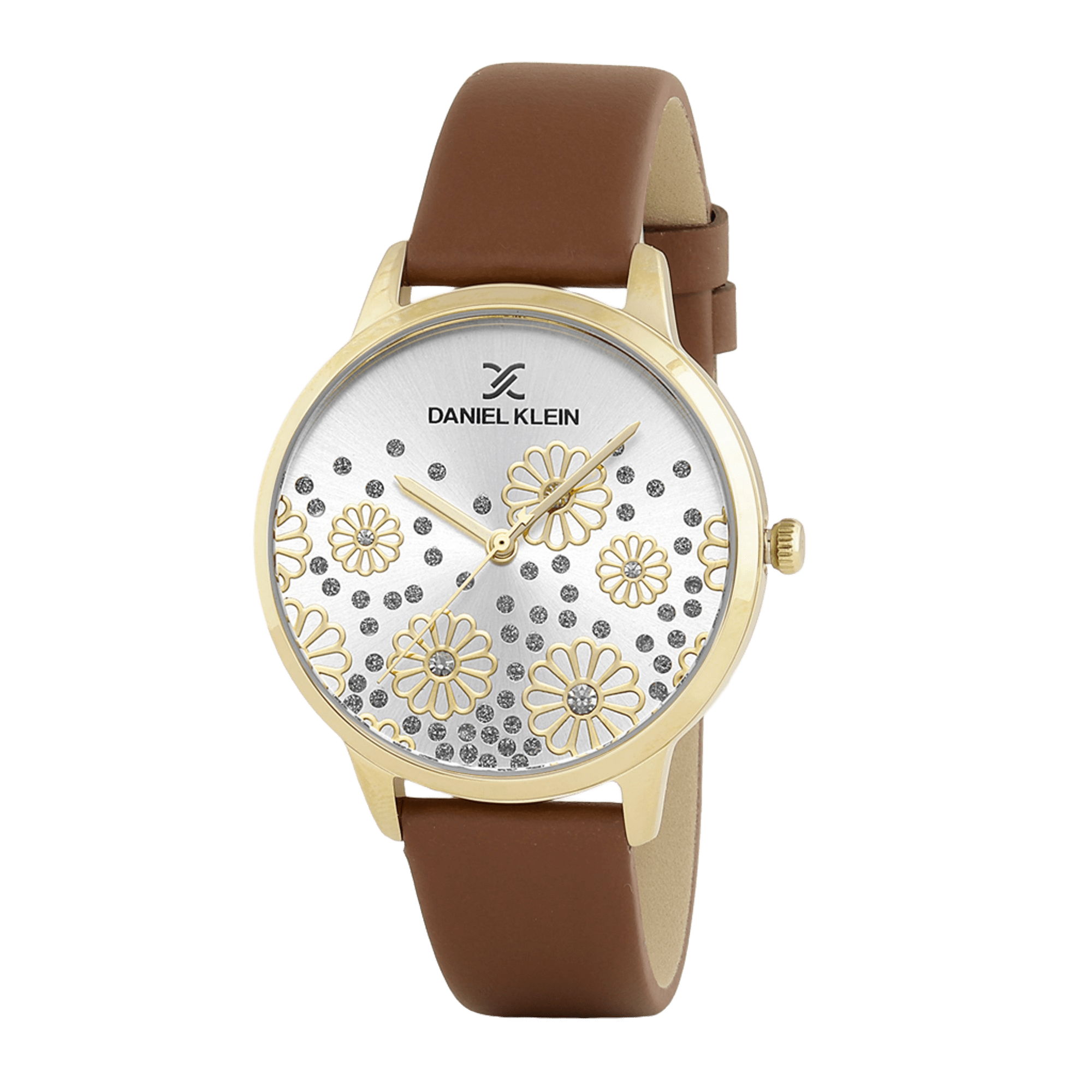 DANIEL KLEIN SILVER DIAL WOMEN'S ANALOGUE WATCH
