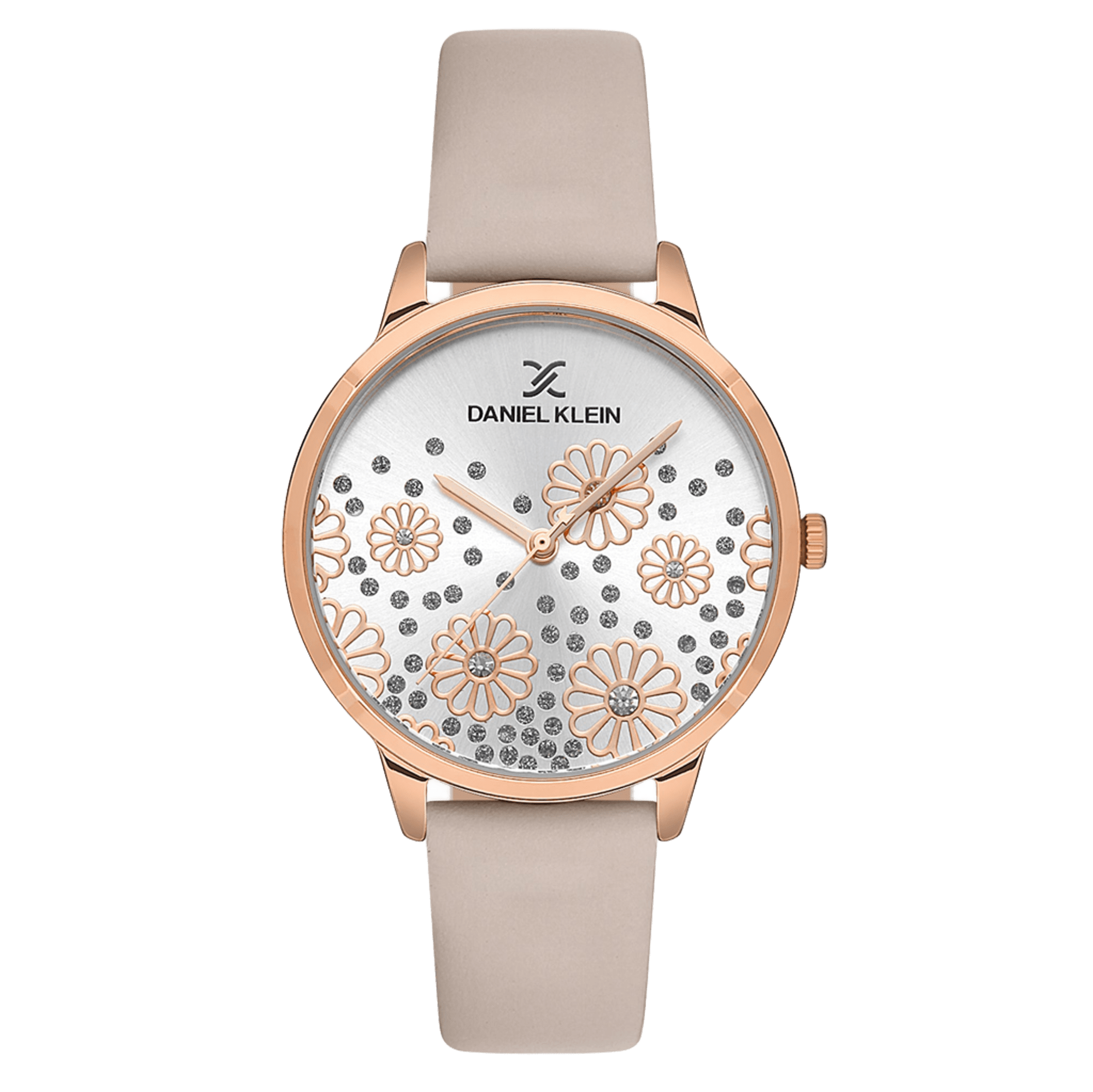 DANIEL KLEIN SILVER DIAL WOMEN'S ANALOGUE WATCH