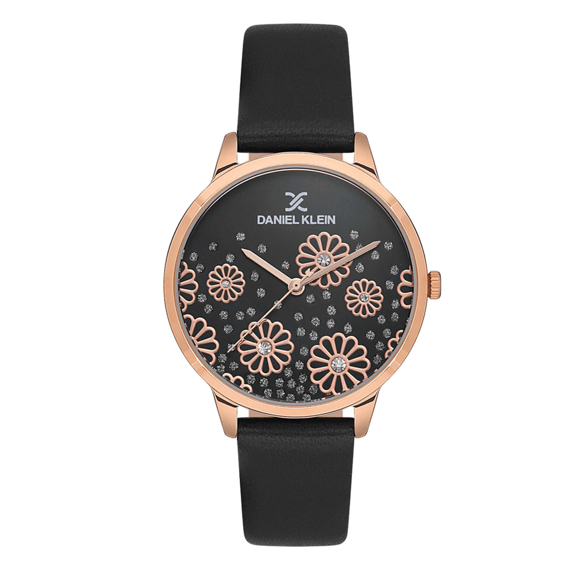 DANIEL KLEIN BLACK DIAL WOMEN'S ANALOGUE WATCH