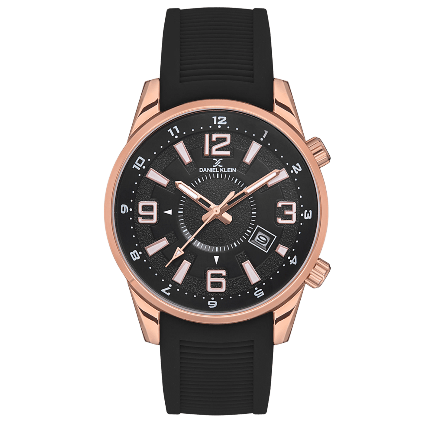 DANIEL KLEIN BLACK DIAL MEN'S ANALOGUE WATCH