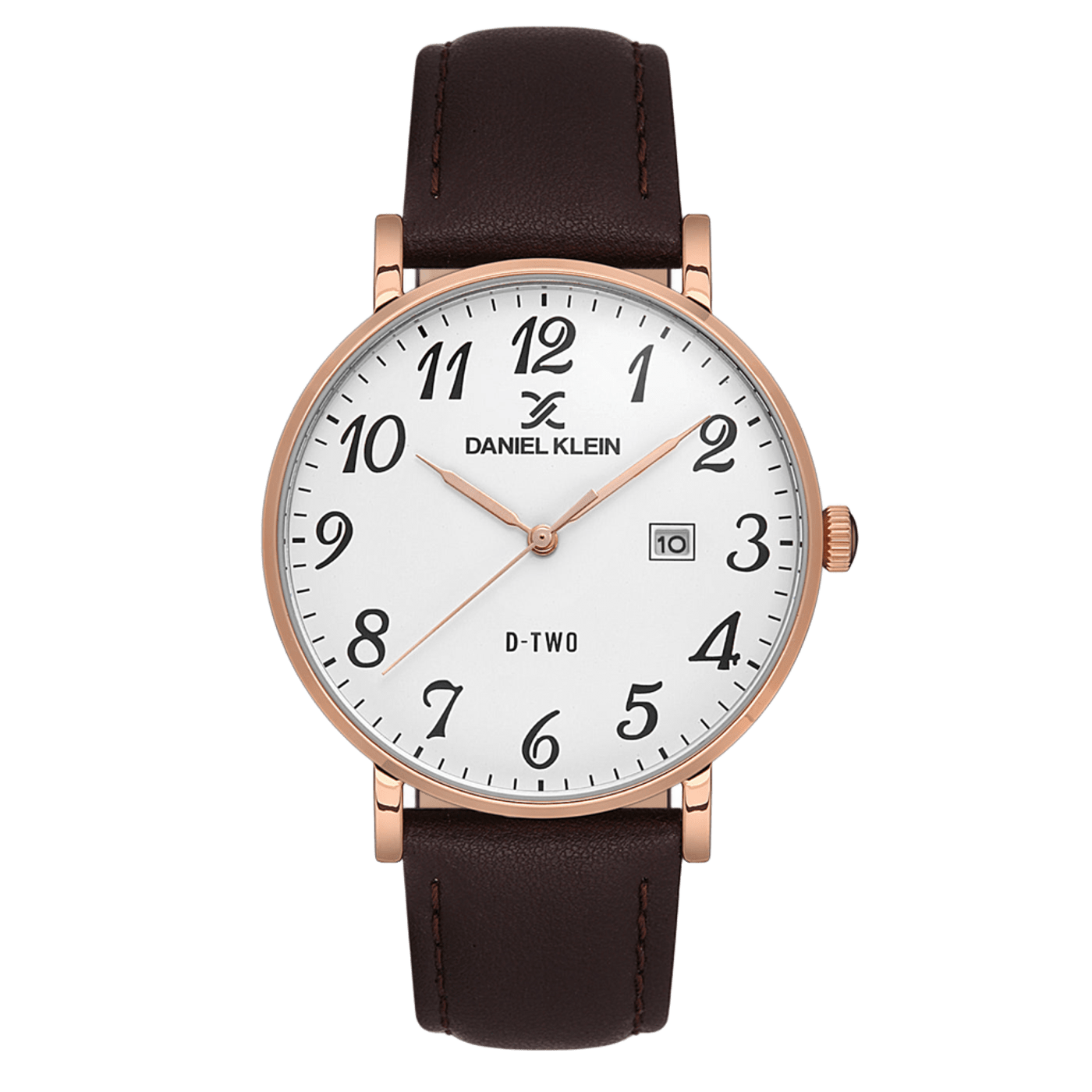 DANIEL KLEIN WHITE DIAL MEN'S ANALOGUE WATCH