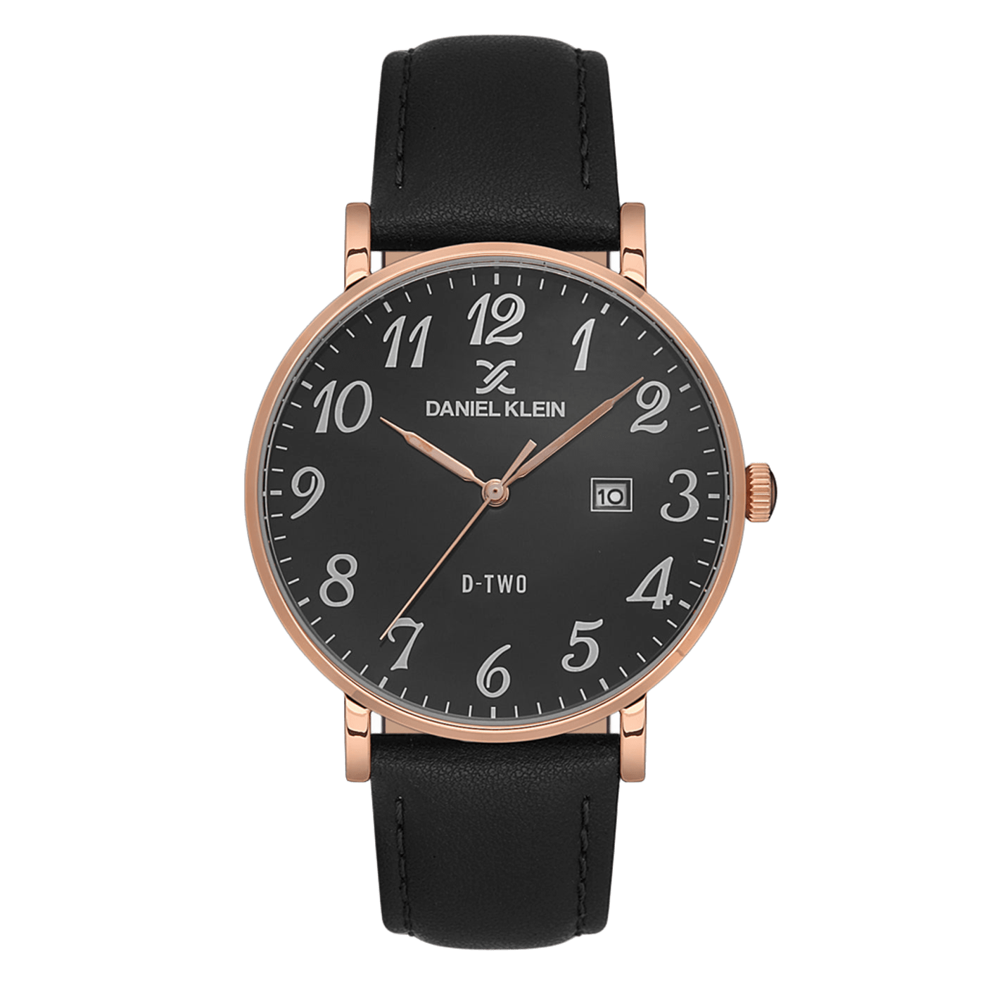 DANIEL KLEIN BLACK DIAL MEN'S ANALOGUE WATCH