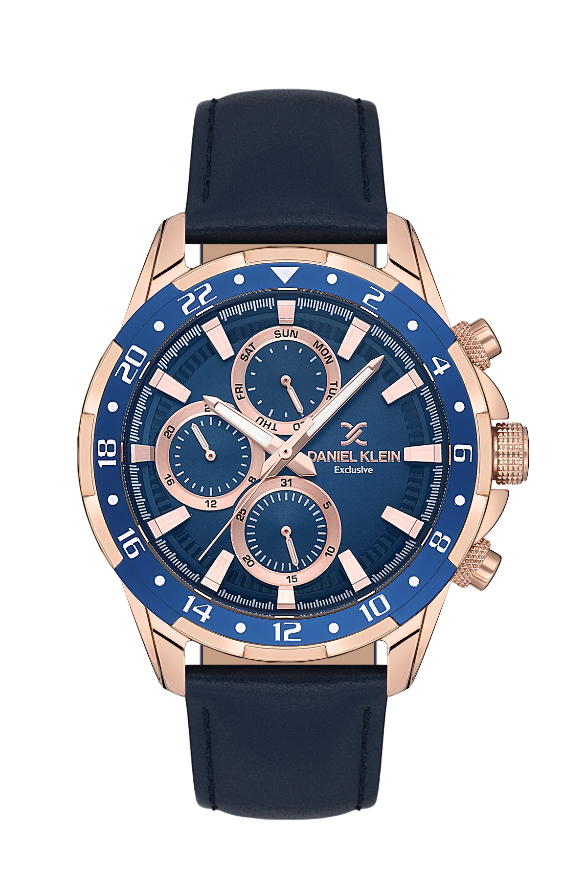 DANIEL KLEIN BLUE DIAL ELITE COLLECTION MEN'S WATCH - DK.1.13641-3