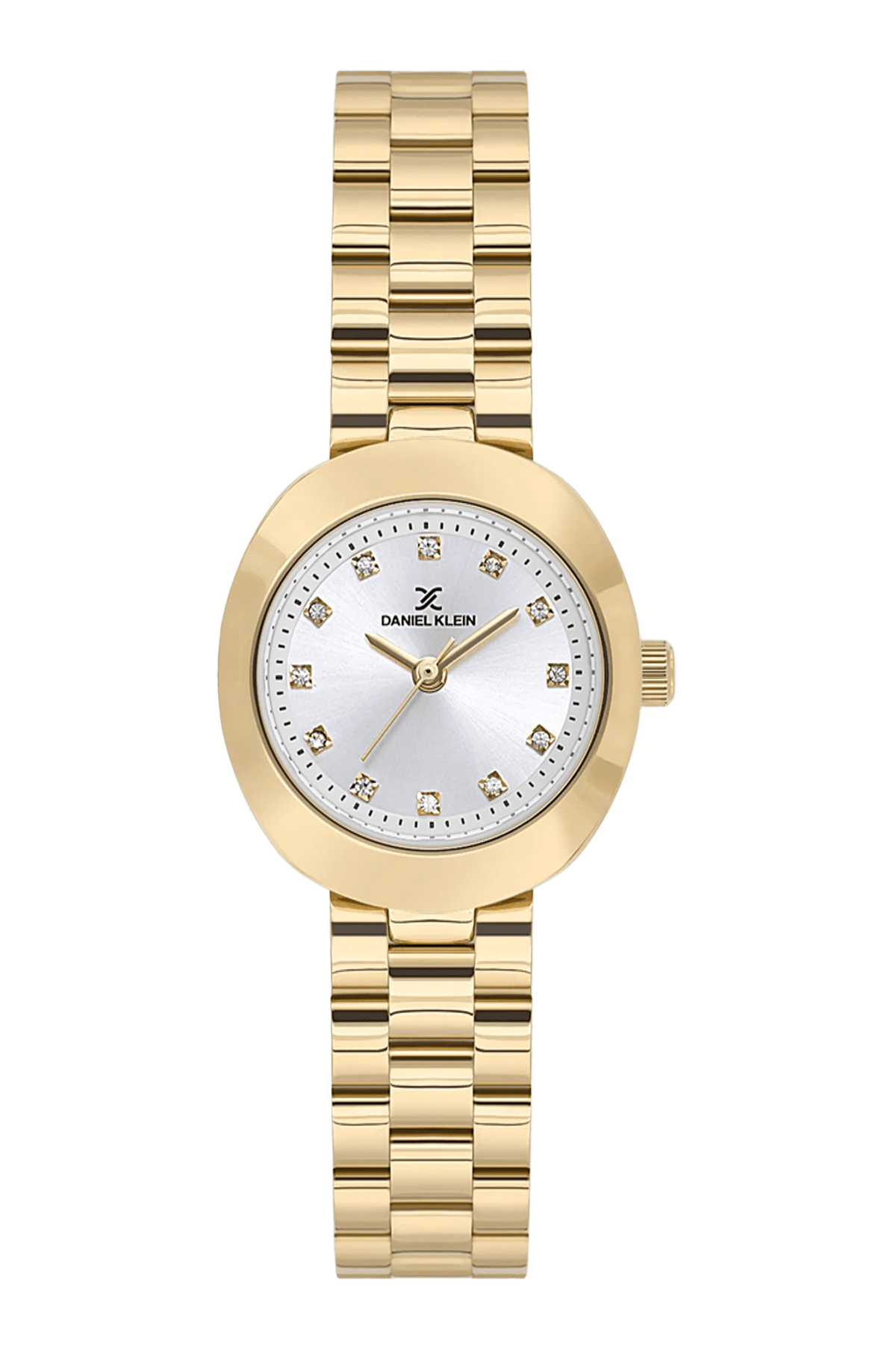 SILVER PREMIUM WOMEN WATCH WITH METALLIC STRAP