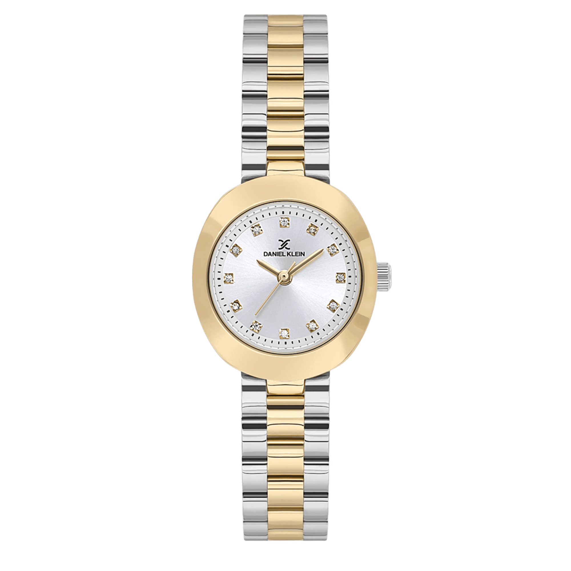 SILVER PREMIUM WOMEN WATCH WITH METALLIC STRAP