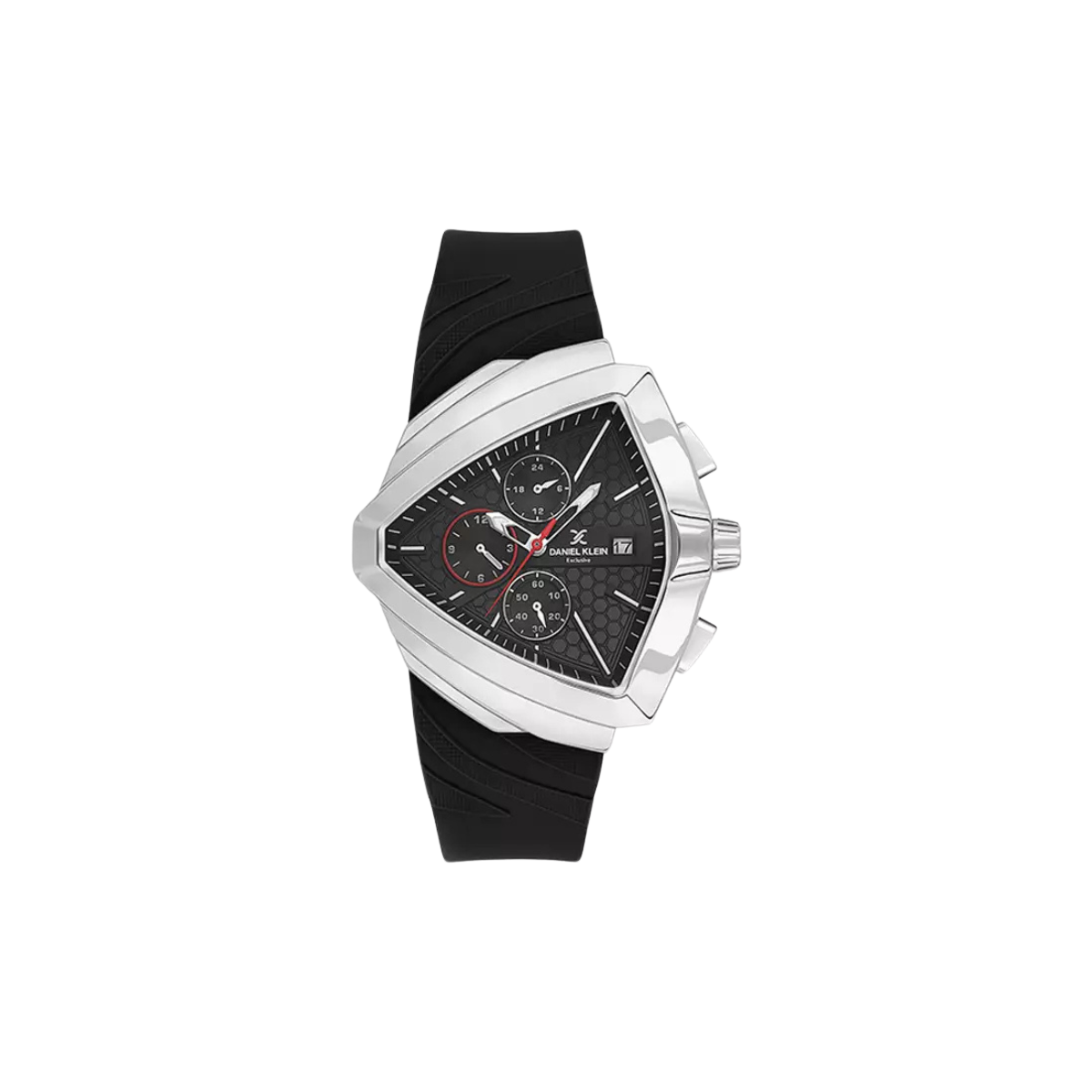 DANIEL KLEIN EXCLUSIVE MEN ANALOG WATCH BLACK SILICONE STRAP - DK.1.13860-1-MPT Watches | Buy Luxury & Branded Watches Online