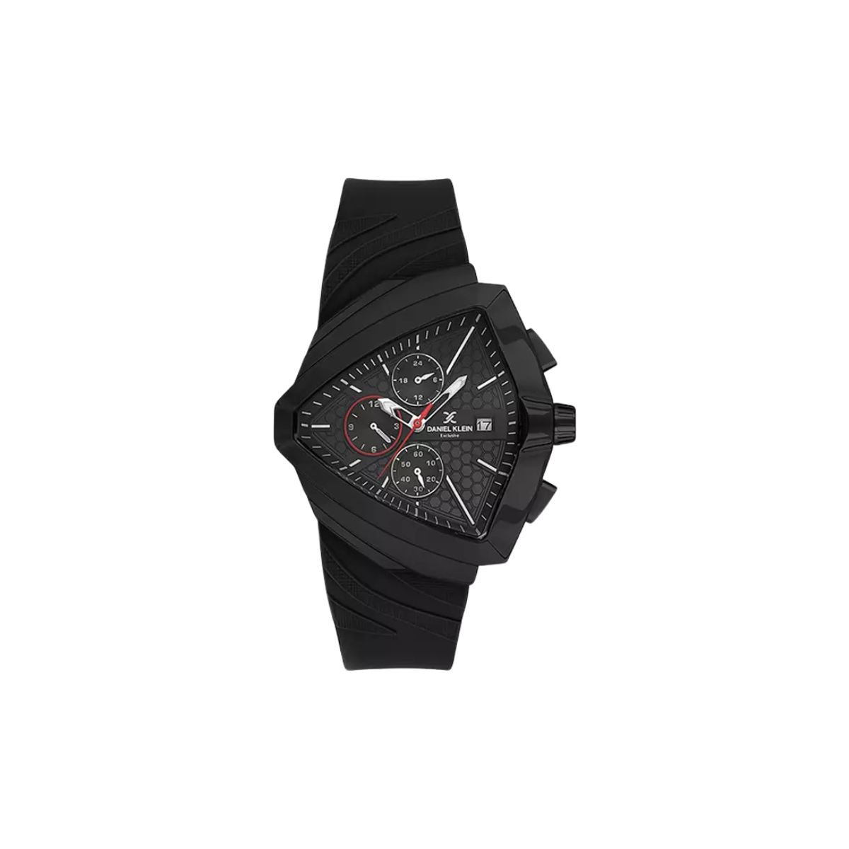 DANIEL KLEIN EXCLUSIVE MEN ANALOG WATCH BLACK SILICONE STRAP - DK.1.13860-2-MPT Watches | Buy Luxury & Branded Watches Online 