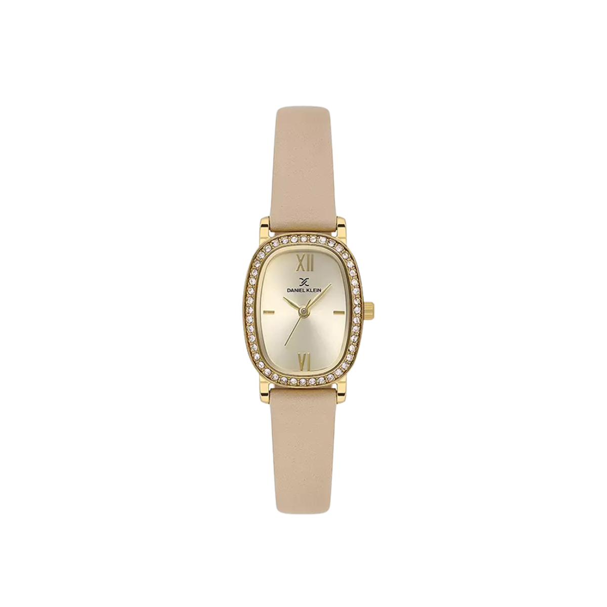 DANIEL KLEIN PREMIUM WOMEN'S ANALOG WATCH BEIGE GENUINE LEATHER - DK.1.13943-2-MPT Watches | Buy Luxury & Branded Watches Online