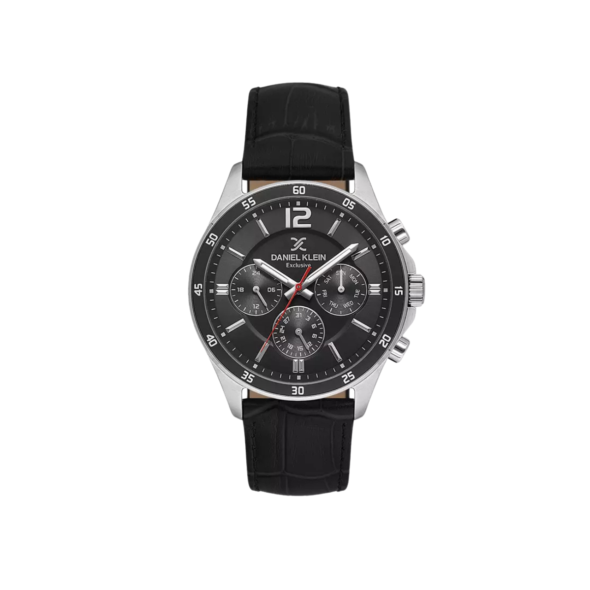 DANIEL KLEIN MEN'S BATTERY WATCH WITH BLACK LEATHER STRAP - DK.1.13973-2-MPT Watches | Buy Luxury & Branded Watches Online 