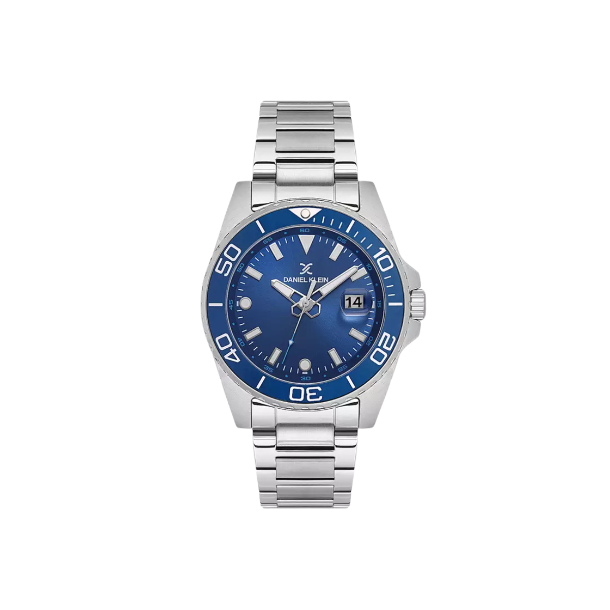 DANIEL KLEIN PREMIUM MEN'S ANALOG WATCH SILVER STAINLESS STEEL - DK.1.13990-2-MPT Watches | Buy Luxury & Branded Watches Online 