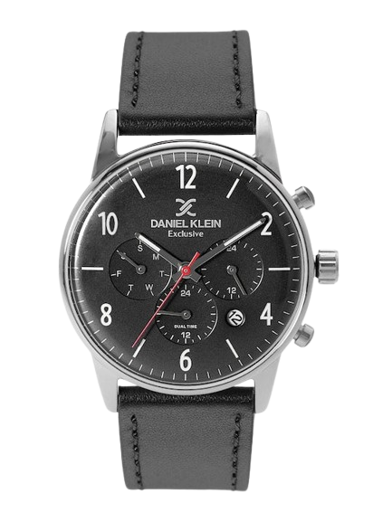 DANIEL KLEIN EXCLUSIVE MEN BLACK DIAL WATCH