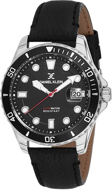 DANIEL KLEIN PREMIUM MEN GUN BLACK DIAL WATCH