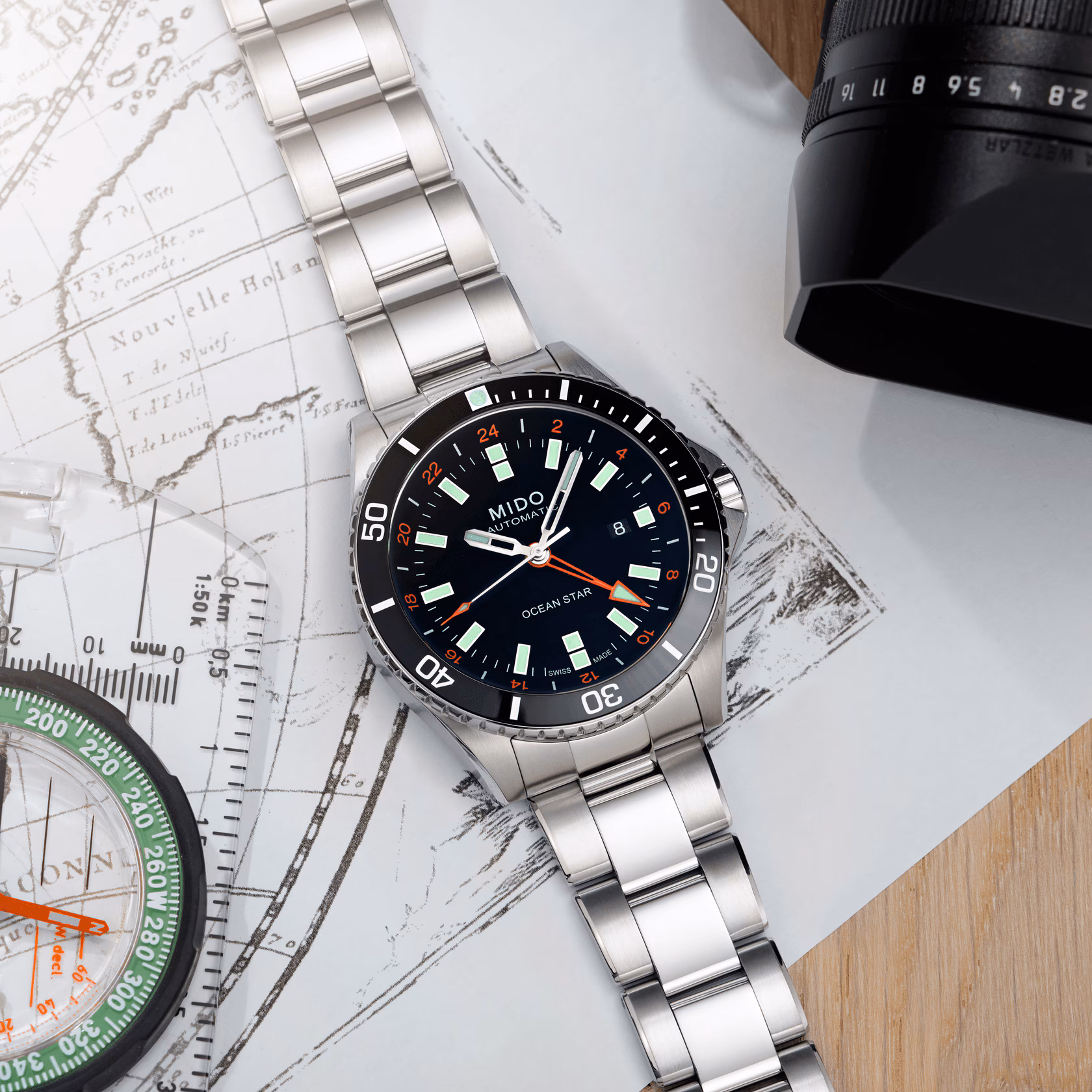 MIDO OCEAN STAR GMT