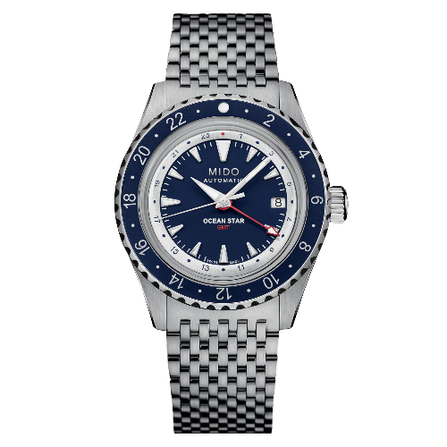 MIDO OCEAN STAR GMT *SPECIAL EDITION (1 EXTRA STRAP)*