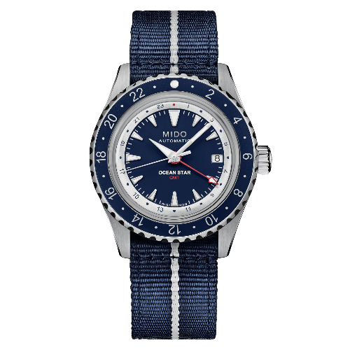 MIDO OCEAN STAR GMT *SPECIAL EDITION (1 EXTRA STRAP)*