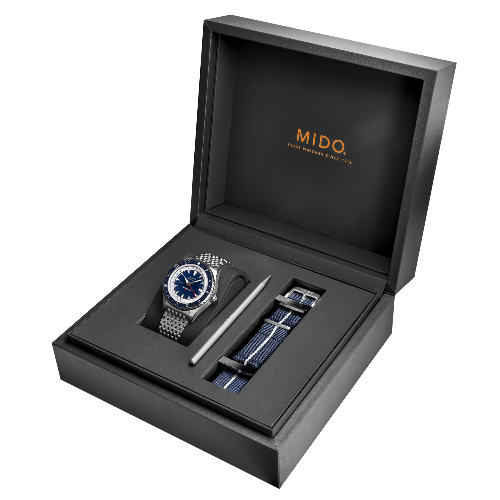 MIDO OCEAN STAR GMT *SPECIAL EDITION (1 EXTRA STRAP)*