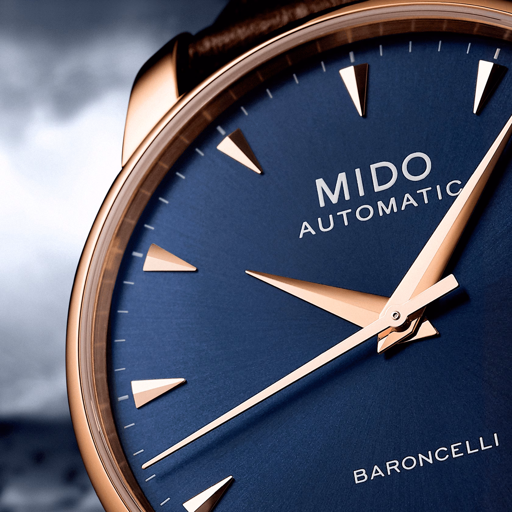 MIDO BARONCELLI MIDNIGHT BLUE GENT