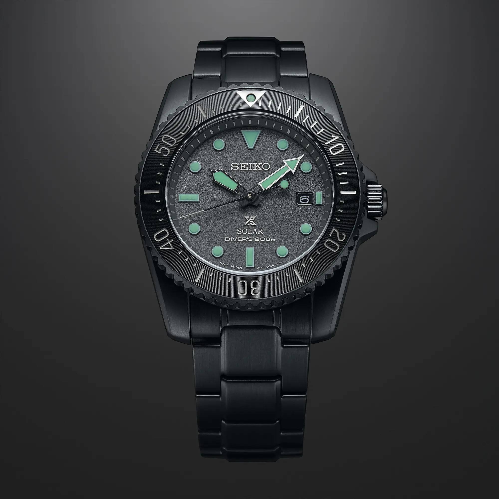 SEIKO SNE587P1 PROSPEX 'BLACK SERIES‘