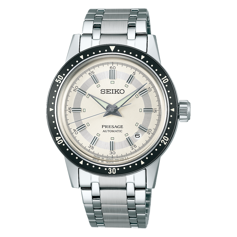 SEIKO SRPK61J1 PRESAGE STYLE 60’S SEIKO CHRONOGRAPH 60TH ANNIVERSARY LIMITED EDITION OF 5,000 PIECES