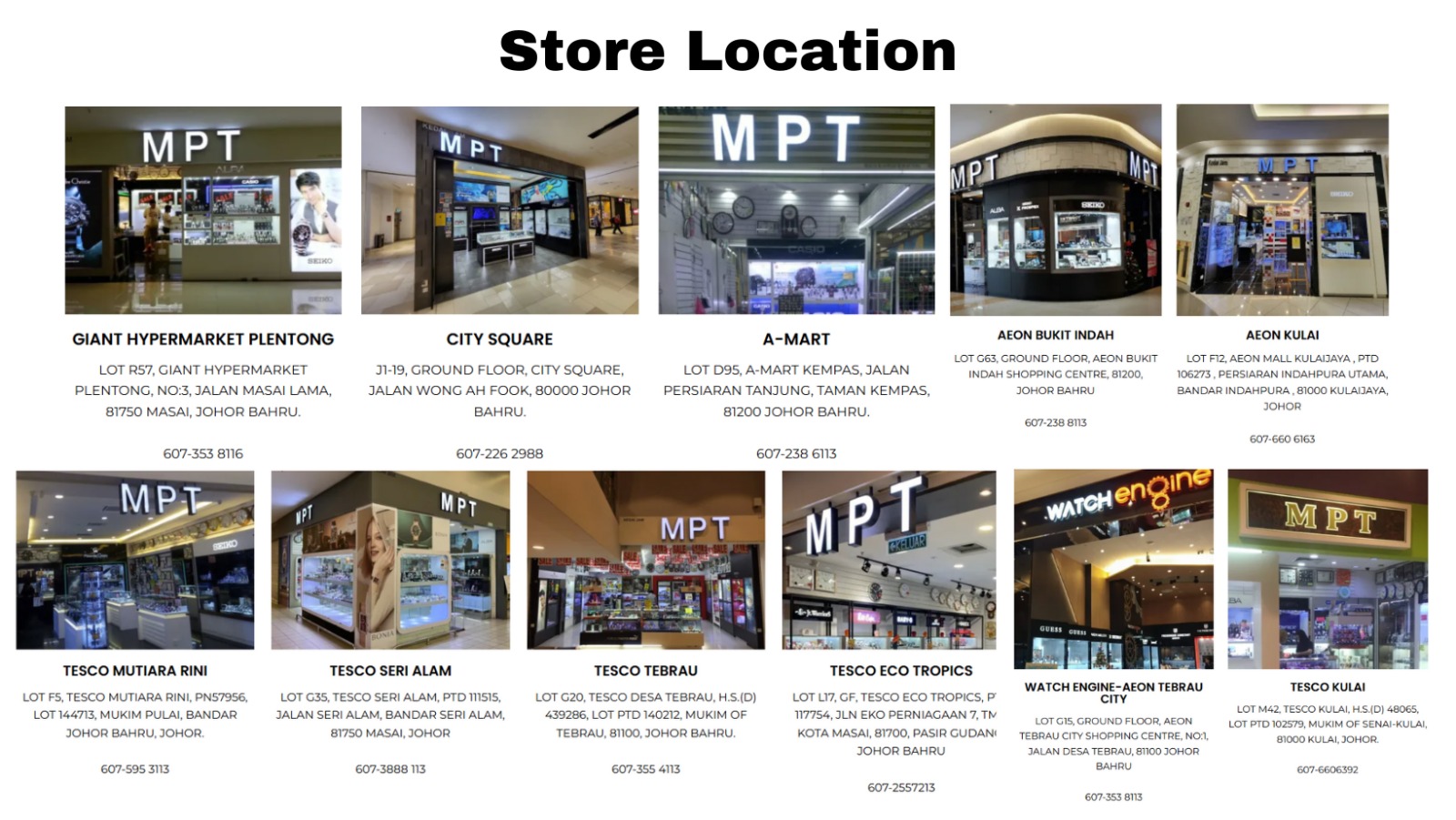 Lost In Time? Not In JB: The Nearest Watch Store In JOHOR BAHRU-MPT Watches | Buy Luxury & Branded Watches Online 