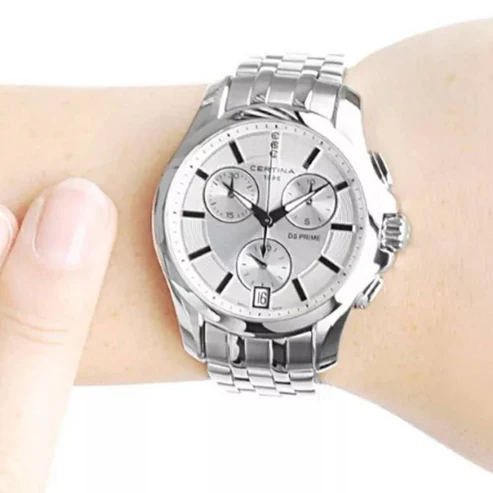 CERTINA DS PRIME CHRONOGRAPH SILVER