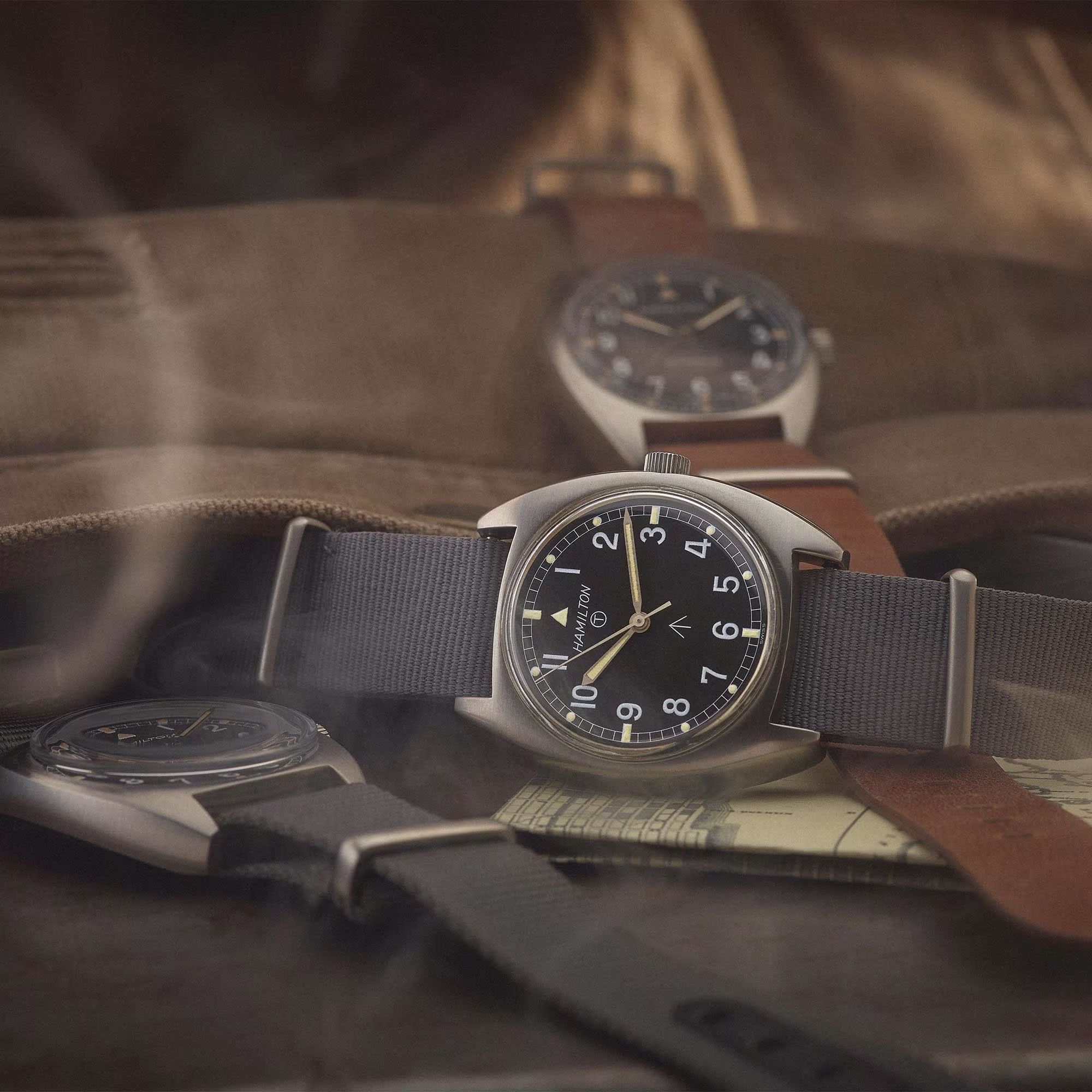 HAMILTON KHAKI AVIATION PILOT PIONEER MECHANICAL