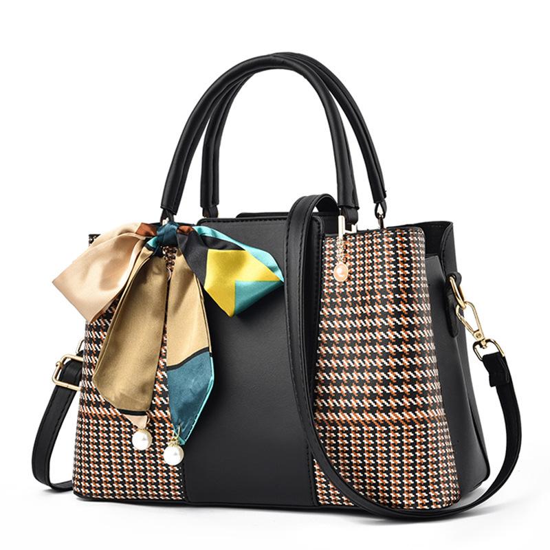 Stitching Fashion Large-capacity Bag mySite