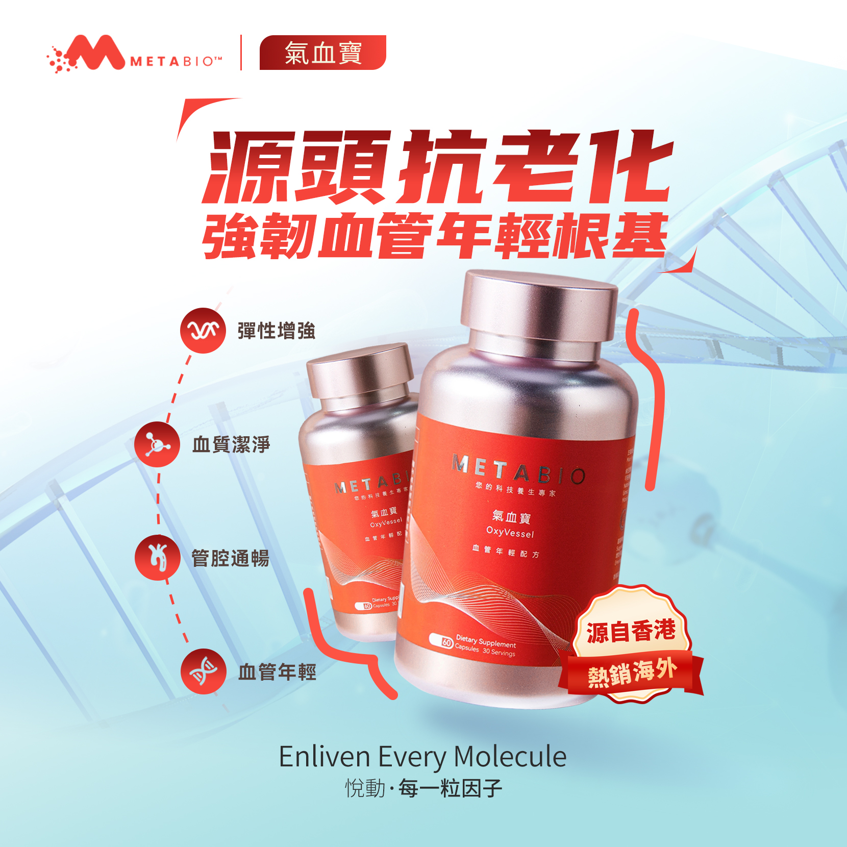 氣血寶 (60粒)｜OxyVessel (60 Capsules)