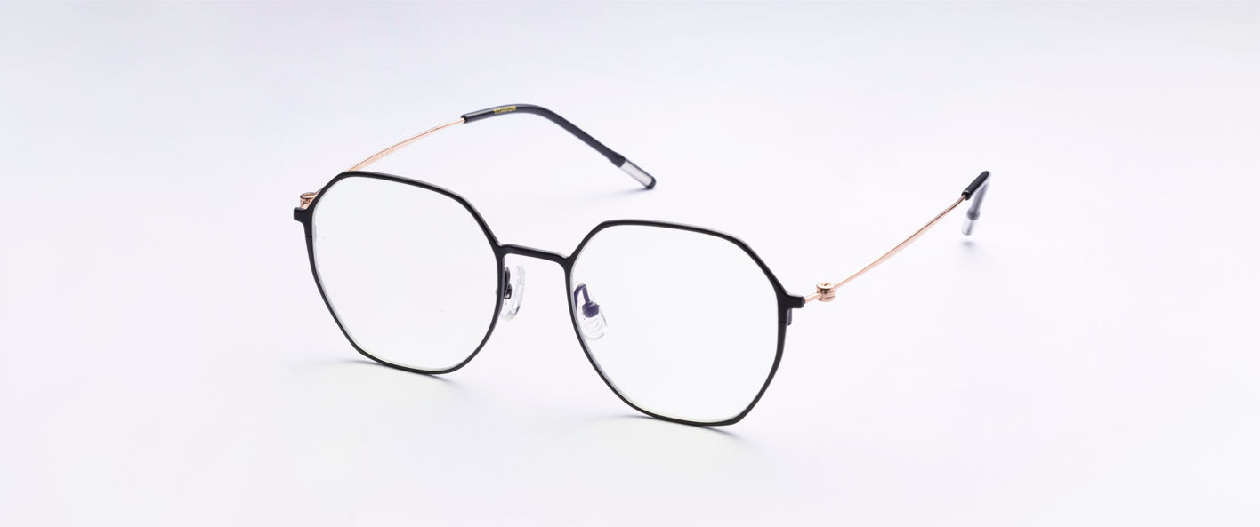 METABIO元氣鈦金屬藍光眼鏡 韓風全框系列