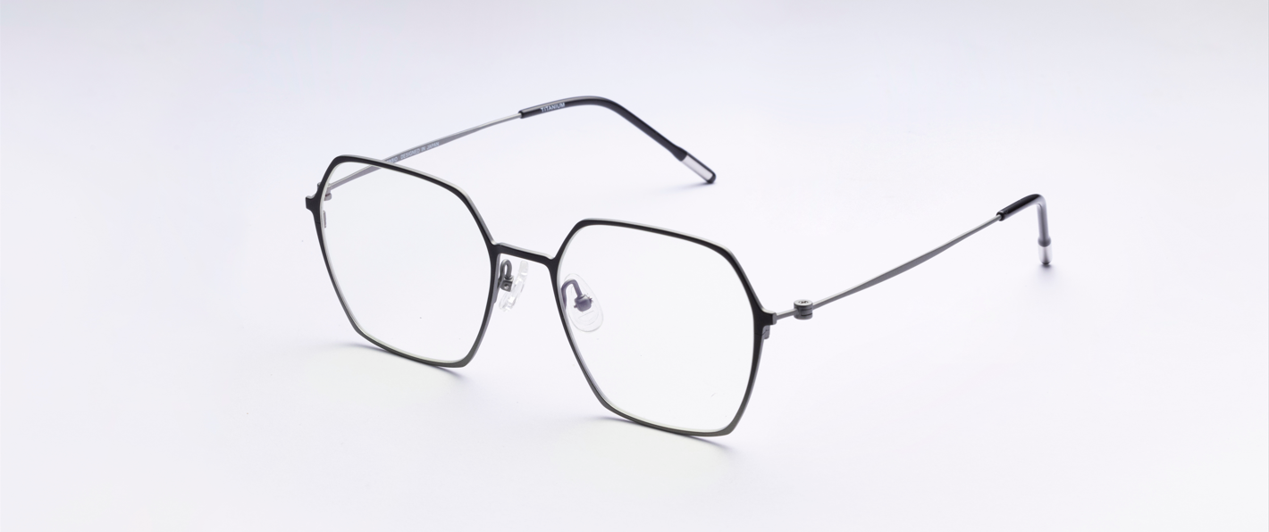 METABIO元氣鈦金屬藍光眼鏡 韓風全框系列