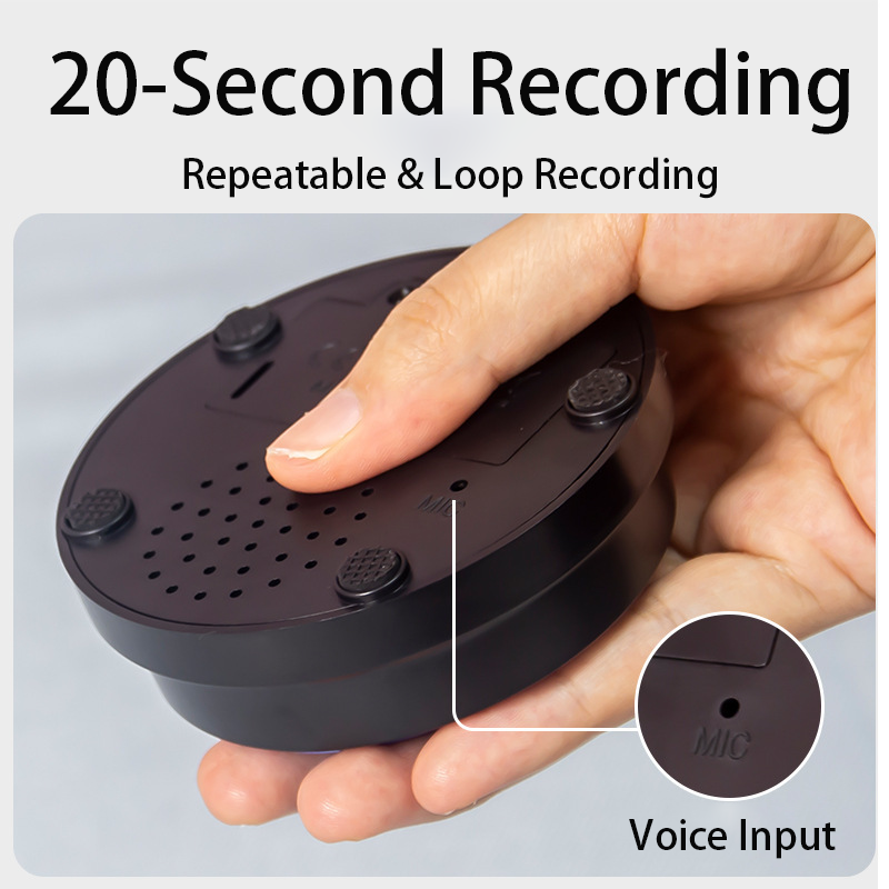 Pet Communication Buttons: 4-Pack Recordable Dog Cat Training Buzzers Set Pet Training Gift For Pet Lovers Animal Person