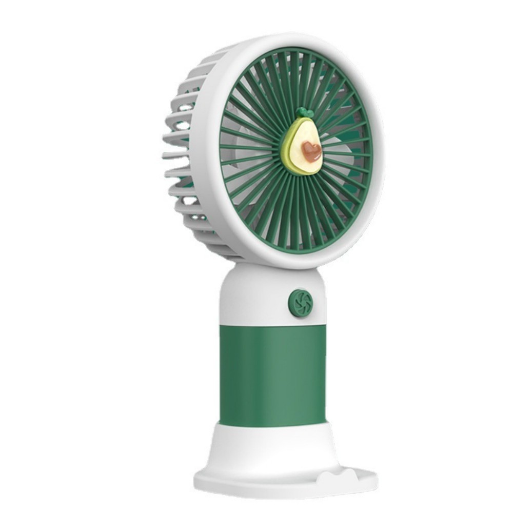 Cute Fruit Mini USB Handheld Fan Portable Cartoon Rechargeable Fan for Students & Travel