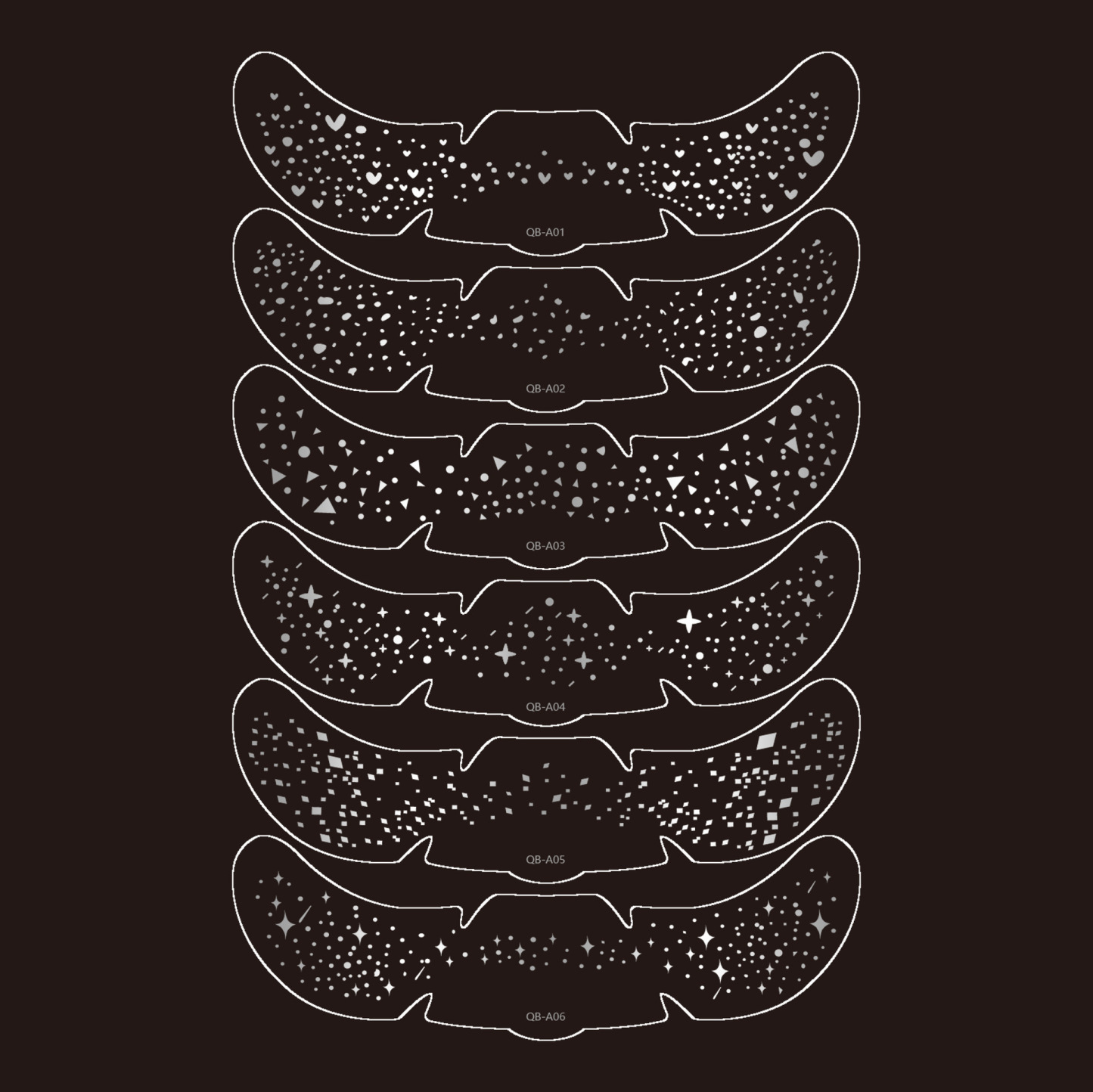 6 Sheets Sparkle Freckles Stickers, Rainbow Heart Star Pattern Waterproof Temporary Tattoo Decals for Party Holiday Daily Makeup Decoration