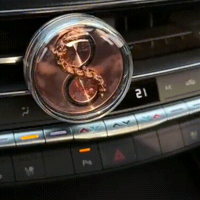 Wind-Powered Rotation Dragon Car Diffuser