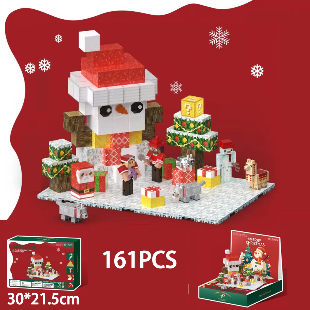 Magnetic Blocks | 100PCS 0.8in Sensory Christmas Magnetic Tiles Building Cubes 2025 Upgraded STEM Game Toys for Toddlers | Christmas Birthday Gifts for Boys & Girls Ages 3-4, 5 6 7 8 9 10 11 12