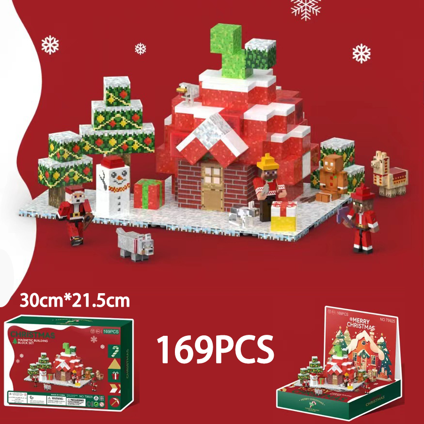 Magnetic Blocks | 100PCS 0.8in Sensory Christmas Magnetic Tiles Building Cubes 2025 Upgraded STEM Game Toys for Toddlers | Christmas Birthday Gifts for Boys & Girls Ages 3-4, 5 6 7 8 9 10 11 12