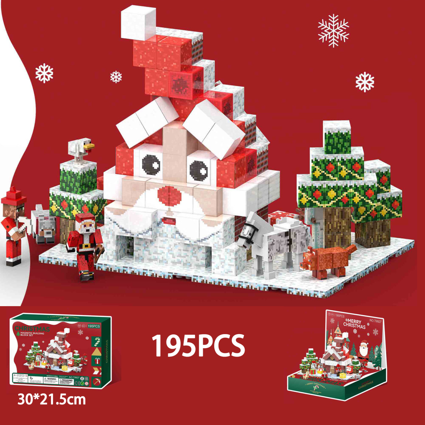 Magnetic Blocks | 100PCS 0.8in Sensory Christmas Magnetic Tiles Building Cubes 2025 Upgraded STEM Game Toys for Toddlers | Christmas Birthday Gifts for Boys & Girls Ages 3-4, 5 6 7 8 9 10 11 12