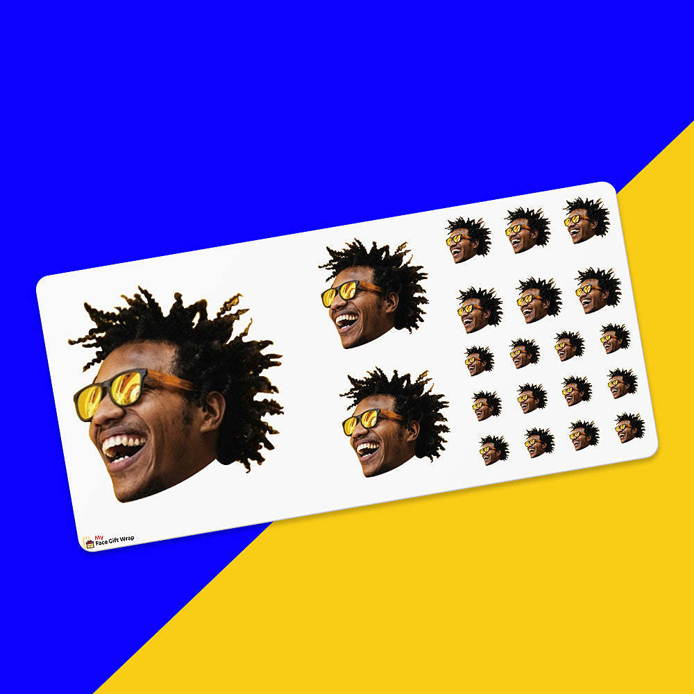 Custom Face Sticker Sheet - Trendy boy