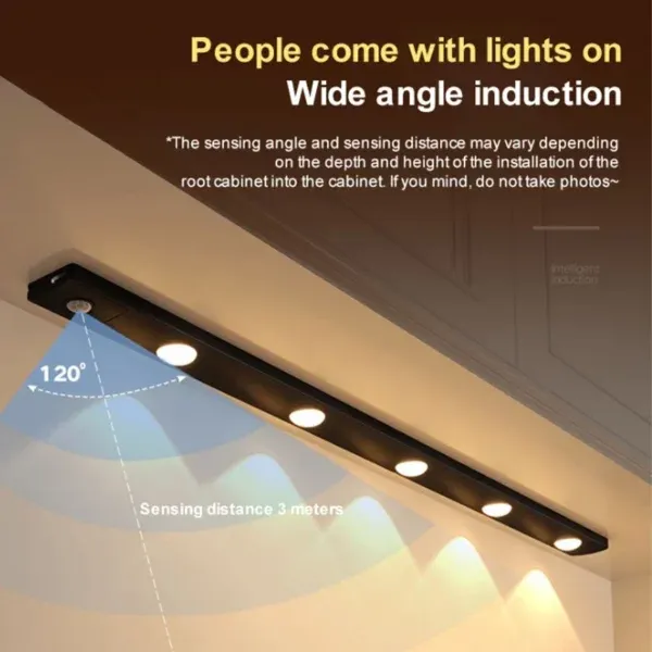 Hot Sale LED Motion Sensor Closet Lights Under Cabinet Lighting, Stick-on Anywhere Wireless Wardrobe 10Led Closet Light