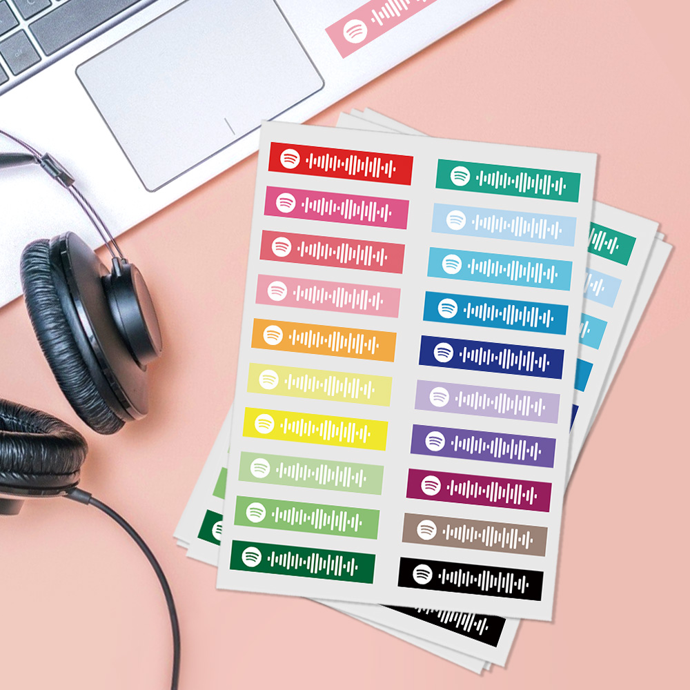 Spotify Stickers Custom Music Code Personalized Song You Love Christmas Gift for Love