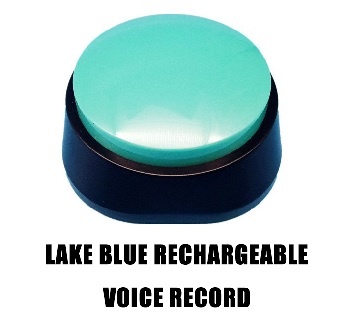 Rechargeable Pet Talking Button | Sound Pet Button Training Toy for Dogs & Cats